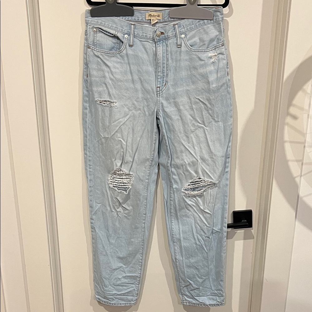 Madewell Light Blue ‘The Slouchy BoyJean’ Boyfriend Jeans - Picture 6 of 8